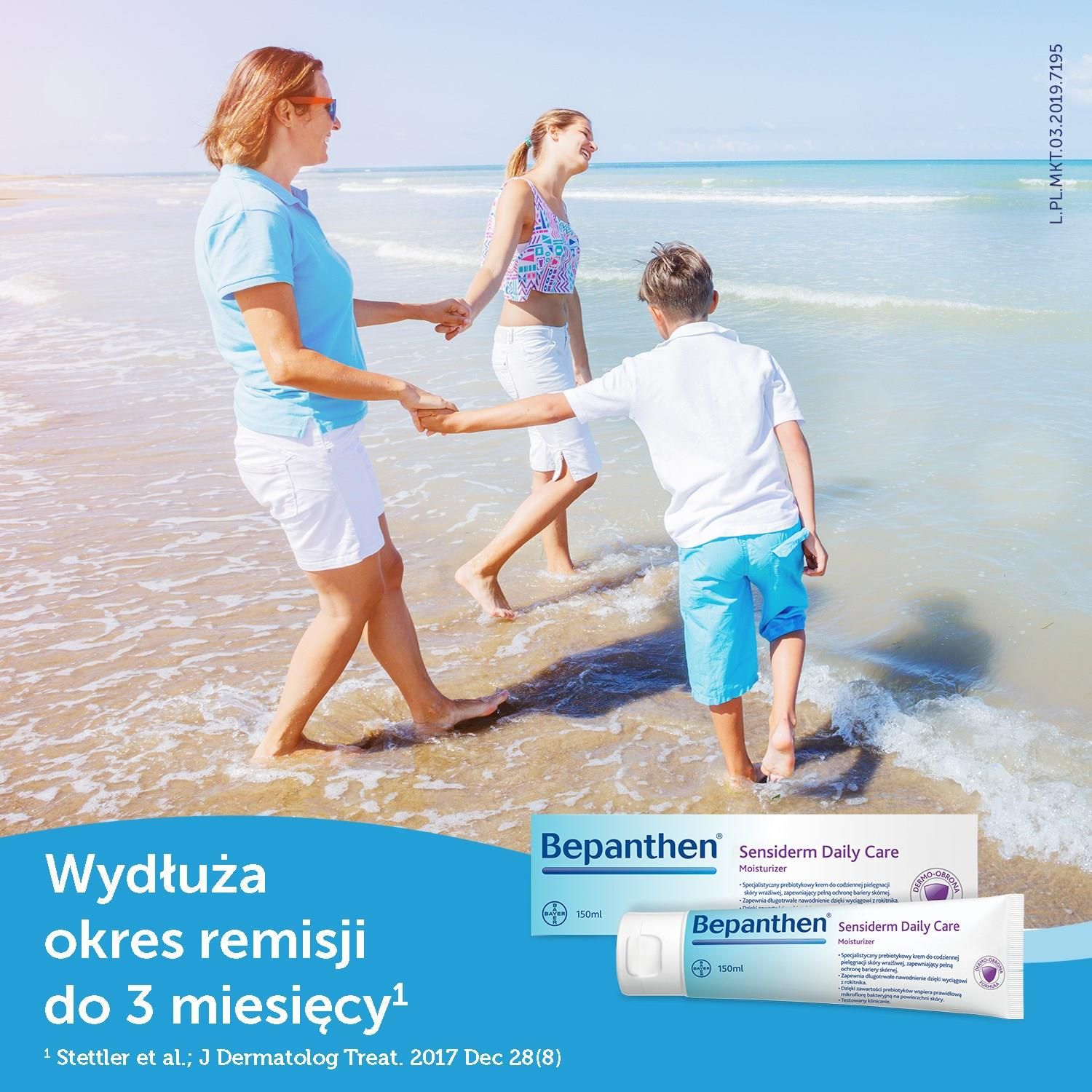 Bepanthen Sensiderm Daily Care Krem Prebiotykowy Do Skóry Wrażliwej 150ml