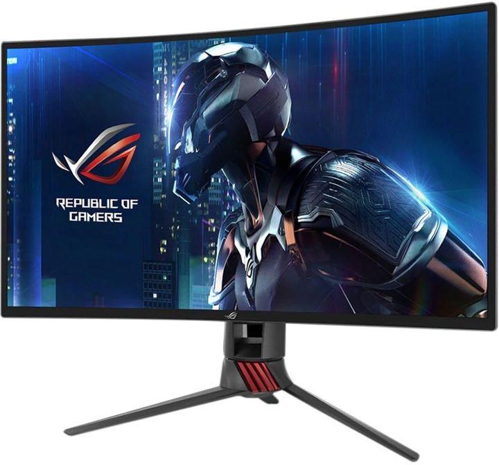 ASUS ROG XG27VQ ゲーミングモニター 144Hz 27インチ ASUS ROG STRIX XG27VQ Curved - Monitory LED 27