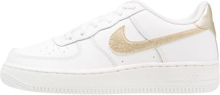 nike air force 1 metallic gold white