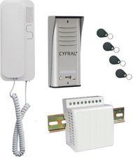Cyfral Domofon Cosmo Zestaw 1-Lokatorski Srebrny