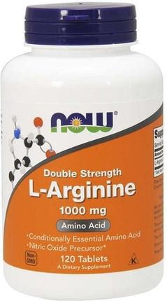 Now Foods L-Arginine ARGININA 1000 mg 120 tabl