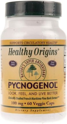 Preparat Medycyny Naturalnej Healthy Origins Pycnogenol 100 Mg 60 Kaps Opinie I Ceny Na Ceneo Pl