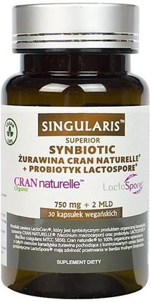 Singularis Superior Synbiotic Żurawina Cran Naturelle + Probiotyk Lactospore 30 kaps