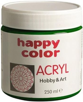 Happy Color Farba Akrylowa 250Ml Ciemnozielony