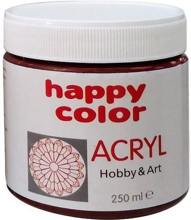Happy Color Farba Akrylowa 250Ml Brązowy