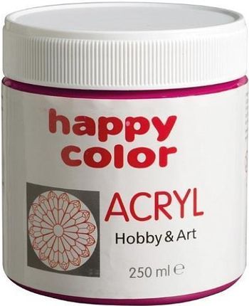 Happy Color Farba Akrylowa 250Ml Ciemnoróżowy