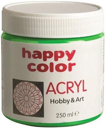 Happy Color Farba Akrylowa 250Ml Jasnozielony