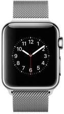 Telefony z outletu Produkt z outletu: APPLE Watch Koperta 38 mm ze stali  nierdzewnej z bransoletą mediolańską - Ceny i opinie - Ceneo.pl