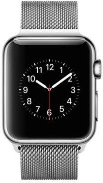 Telefony z outletu Produkt z outletu: APPLE Watch Koperta 38 mm ze stali  nierdzewnej z bransoletą mediolańską - Ceny i opinie - Ceneo.pl