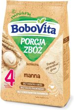 Bobovita Porcja Zbóż Kaszka Bezmleczna Manna Po 4 Miesiącu 170G - Kaszki dla dzieci