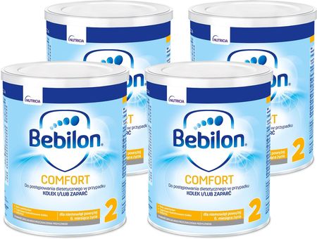 Bebilon Comfort 2 dla niemowląt od 6. miesiąca 4x400 g