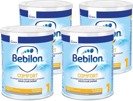 Bebilon Comfort 1 dla niemowląt od urodzenia 4x400 g