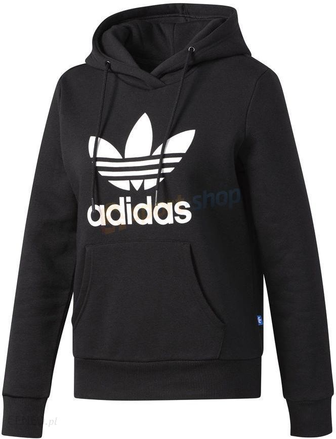 Bluza z kapturem damska Trefoil Logo Hoodie Adidas Originals (czarna)