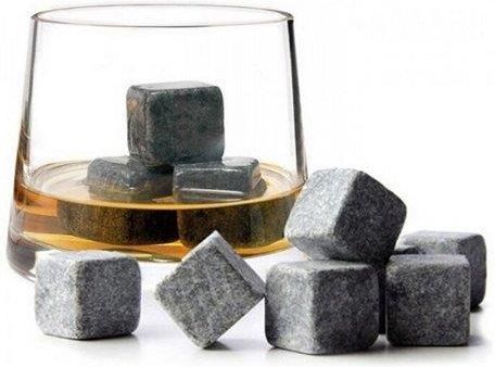 Kamienie / Kamienne Kostki Lodu Do Whisky I Drinków Wielokrotnego Użytku Whisky Stones ( 9 Szt.)