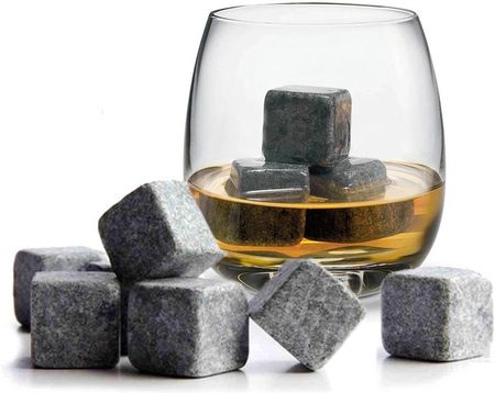 Kamienie / Kamienne Kostki Lodu Do Whisky I Drinków Wielokrotnego Użytku Whisky Stones ( 9 Szt.)