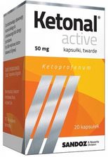 Ketonal Active 20 kaps - dobre Przeciwbólowe