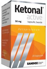 Zdjęcie Ketonal Active 50 mg 20 kaps - Grajewo
