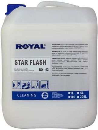 Royal Ro-42 Star Flash 5L Preparat Na Bazie Polimerów Do Mycia I Pielęgnacji Podłóg