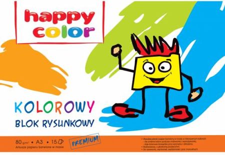 Blok Rysunkowy Happy Color A3/15K 80G Kolor
