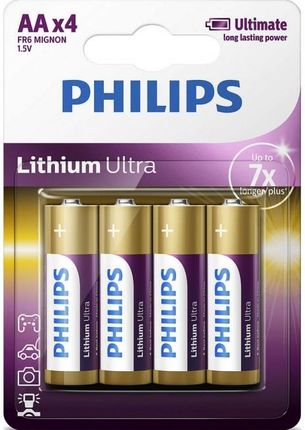 Philips Lithium Ultra AAA 4szt (FR03LB4A10)