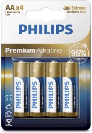 Philips Premium Alkaline AA 4szt (LR6M4B10)