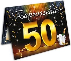 Zdjęcie dp Zaproszenie urodzinowe 50-tka 1szt - Katowice