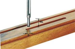Festool Frez do wpustów HW z trzpieniem 8 mm HW S8 D5/12 490954