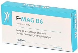 Szaszetki FORMEDS F-MAG B6 (magnez+B6) 10szt. 
