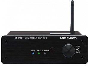 Monacor Sa-160Bt Miniaturowy Wzmacniacz Stereo (35421)