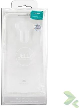 Mercury Transparent Jelly Etui Asus Zenfone 3 (przezroczysty) (7468)