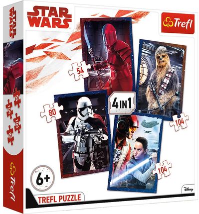 Trefl Puzzle 4W1 Star Wars Gotowi Do Starcia 34277