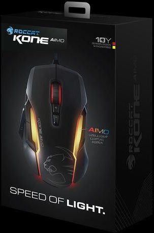 Mysz Roccat Kone AIMO-RGBA Smart Customization Czarna (ROC11815BK