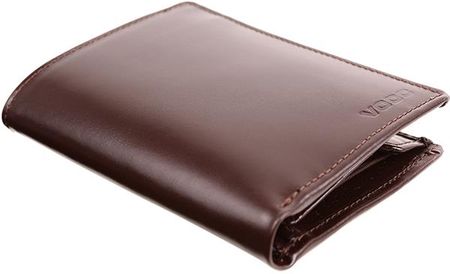 Skórzany portfel męski PPM2 brąz - brązowy