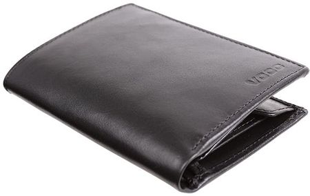 Skórzany portfel męski PPM2 czarny - czarny