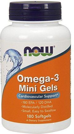 NOW Foods Omega 3 Mini Gels 180 kaps