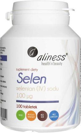 Aliness Selen selenian (IV) sodu 100µg 100 tabl