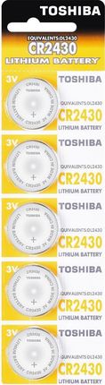Toshiba Litowe CR2430 blister 5szt (CR2430 PW BP-5)