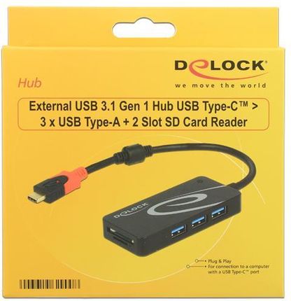 Delock HUB USB 3.1 (62900)