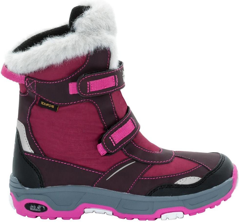 Buty Trekkingowe Jack Wolfskin Girls Snow Flake Texapore Mahogany