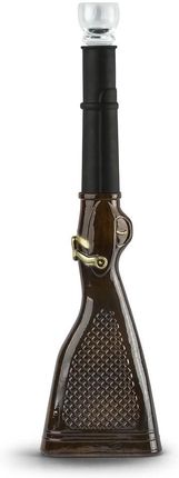 Szklana butelka malowana „strzelba/broń palna” Edwanex 1 L