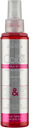 Joanna Ultra Color Płukanka W Sprayu Różowa 150 ml