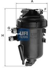 UFI Filtr paliwa 55.127.00