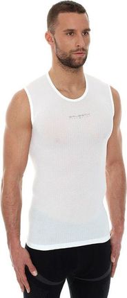 Brubeck Koszulka Typu Base Layer Bez Rękawów Biały 10100