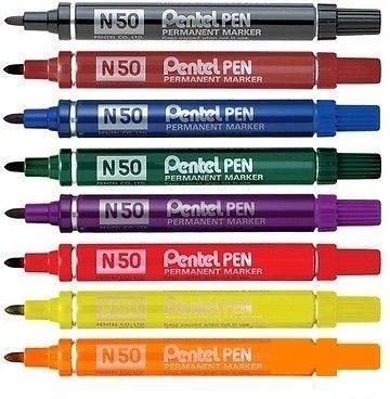 Pentel N50 Czarny Marker Permanentny