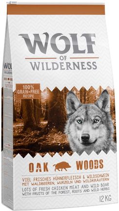Wolf of Wilderness Adult Oak Woods dziczyzna 12kg 
