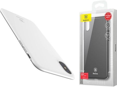 Baseus Etui Ultra Slim Case Apple iPhone X Białe