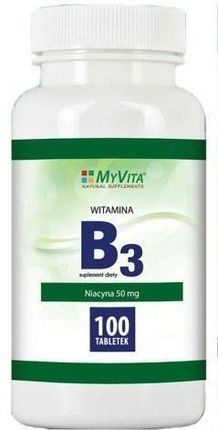 Myvita Witamina B3 Niacyna 50 mg 100 Tabletek
