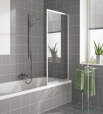 Kermi nawannowy 1 czesciowy szklo hartowane profil srebrny matowy 70 cm V2FW1070141AK