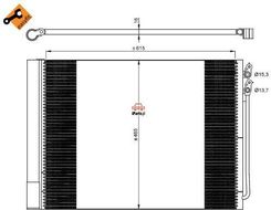 Zdjęcie NRF Chłodnica klimatyzacji - skraplacz 350033 - Pilzno