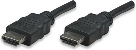 Manhattan Kabel monitorowy HDMI/HDMI 1.3 1,8m ekranowany czarny